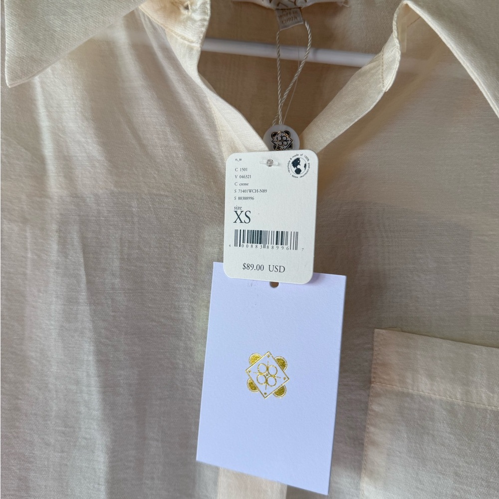 WAYF sheer shirt